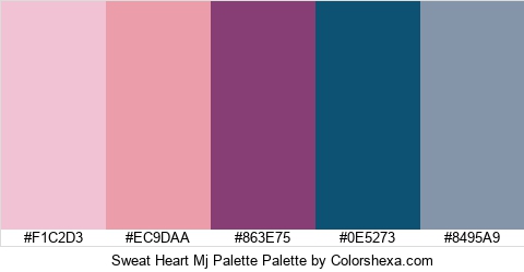 Sweat Heart Mj Palette Colors Logo