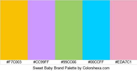 Sweet Baby Brand Colors Logo
