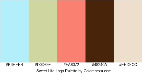Sweet Life Logo Colors Logo