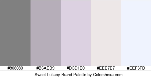 Sweet Lullaby Brand Colors Logo