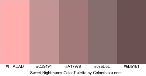 Sweet Nightmares Color Colors Logo