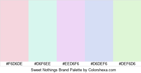 Sweet Nothings Brand Colors Logo