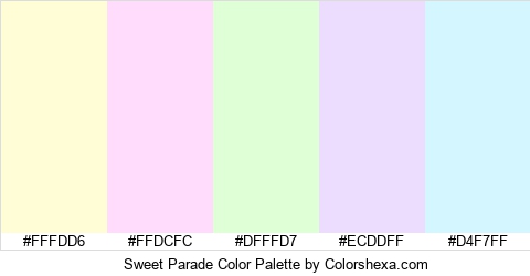 Sweet Parade Color Colors Logo