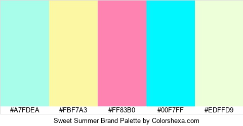Sweet Summer Brand Colors Logo