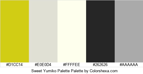 Sweet Yumiko Palette Colors Logo