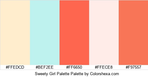 Sweety Girl Palette Colors Logo