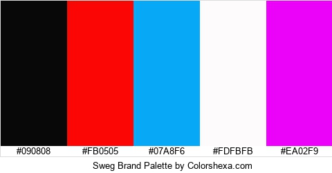 Sweg Brand Colors Logo