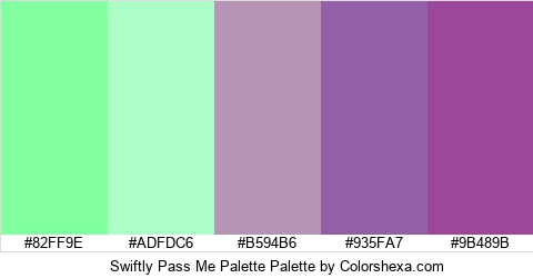 Swiftly Pass Me Palette Colors Logo