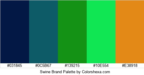 Swine Brand Colors Logo