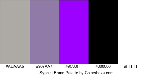 Syphiki Brand Colors Logo