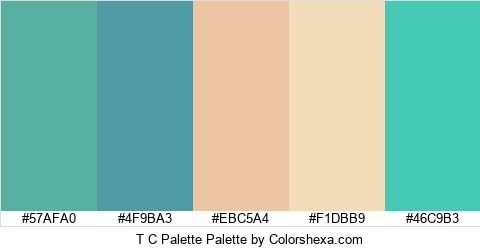 T C Palette Colors Logo