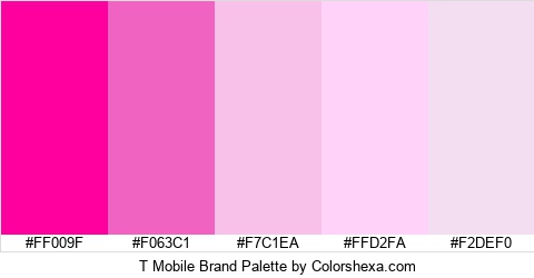 T Mobile Brand Colors Logo