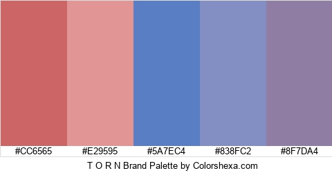 T O R N Brand Colors Logo