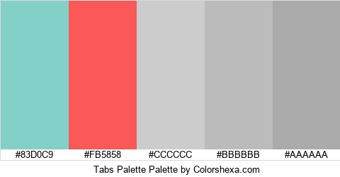 Tabs Palette Colors Logo