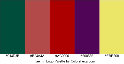 Taemin Logo Colors Logo