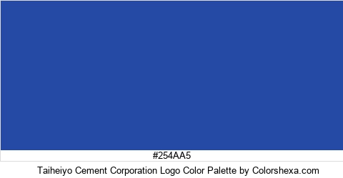 Taiheiyo Cement Corporation Logo Color Colors Logo
