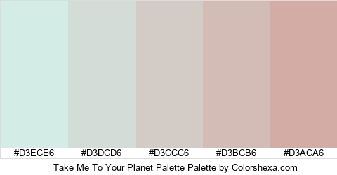 Take Me To Your Planet Palette Colors Logo