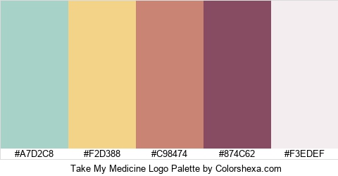 Take My Medicine Logo Colors Logo