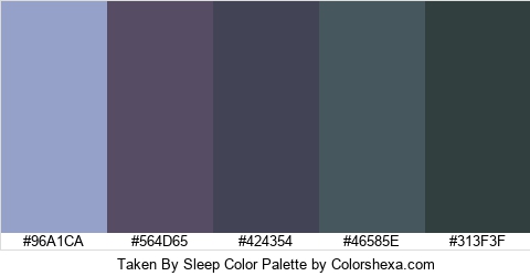 Taken By Sleep Color Colors Logo