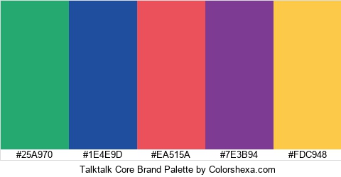 Talktalk Core Brand Colors Logo