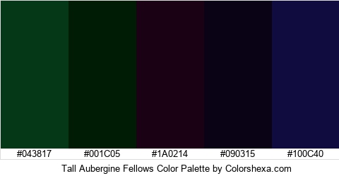 Tall Aubergine Fellows Color Colors Logo
