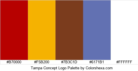 Tampa Concept Logo Colors Logo