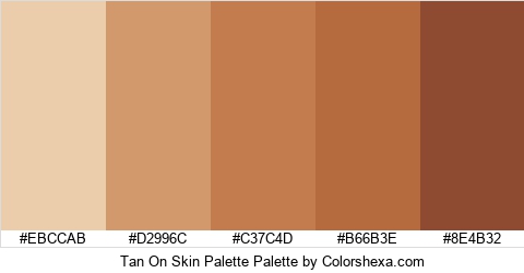 Tan On Skin Palette Colors Logo