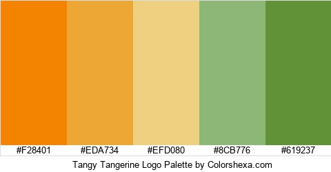 Tangy Tangerine Logo Colors Logo