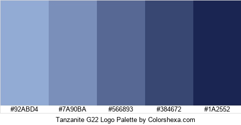 Tanzanite G22 Logo Colors Logo