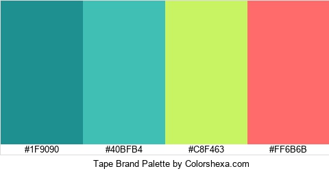 Tape Brand Colors Logo