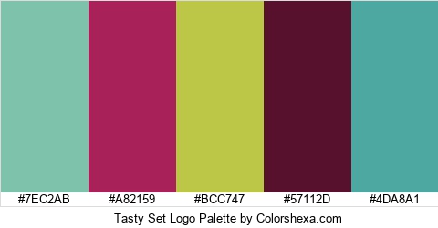 Tasty Set Logo Colors Logo