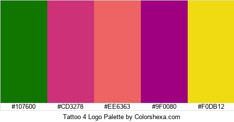 Tattoo 4 Logo Colors Logo