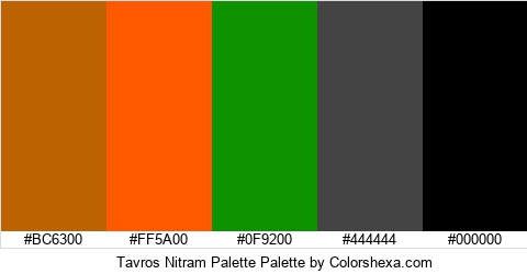 Tavros Nitram Palette Colors Logo