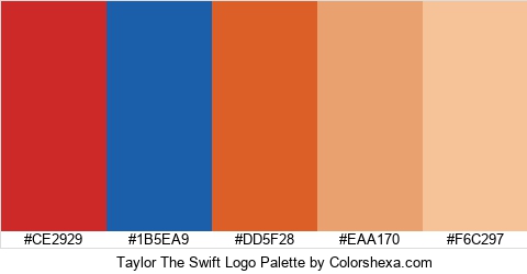 Taylor The Swift Logo Colors Logo