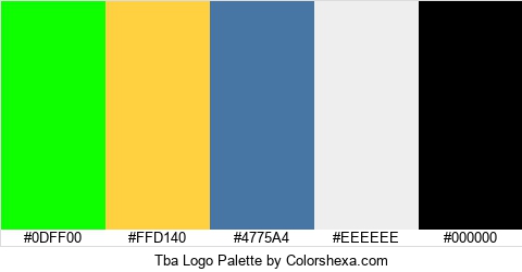 Tba Logo Colors Logo