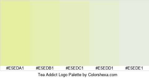 Tea Addict Logo Colors Logo