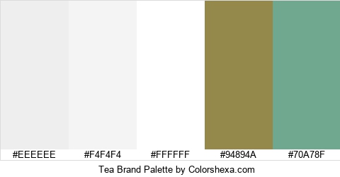 Tea Brand Colors Logo