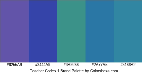 Teacher Codes 1 Brand Colors Logo