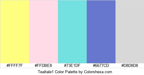Tealtale1 Color Colors Logo