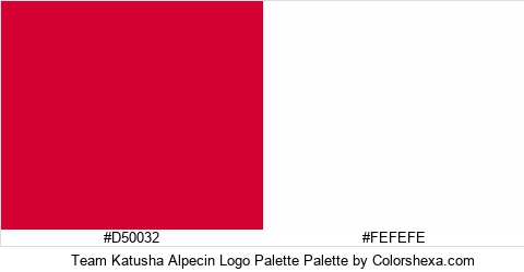 Team Katusha Alpecin Logo Palette Colors Logo