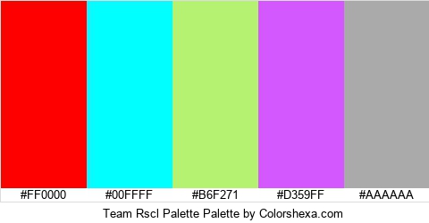 Team Rscl Palette Colors Logo