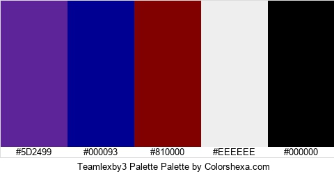 Teamlexby3 Palette Colors Logo