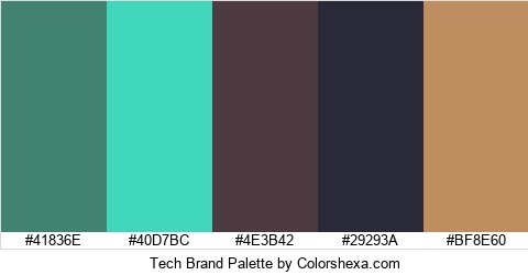 Tech Brand Colors Logo