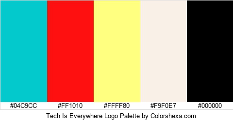 Tech Is Everywhere Logo Colors Logo