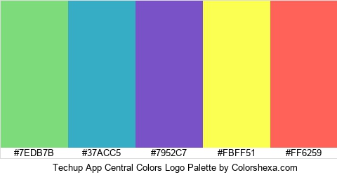 Techup App Central Colors Logo Colors Logo