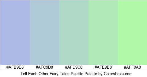 Tell Each Other Fairy Tales Palette Colors Logo