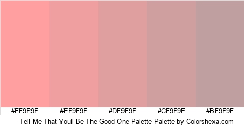 Tell Me That Youll Be The Good One Palette Colors Logo