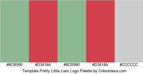 Template Pretty Little Liars Logo Colors Logo