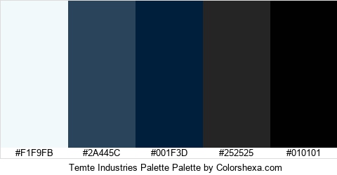 Temte Industries Palette Colors Logo