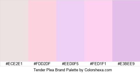 Tender Plea Brand Colors Logo